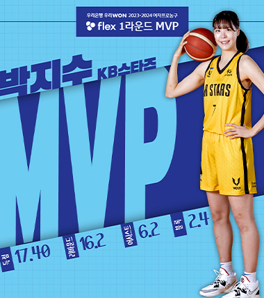 [대표 이미지] 우리은행 우리WON 2023~2024 여자프로농구 flex 1라운드 MVP, MIP 결과