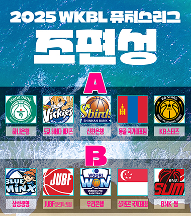 [대표 이미지] 2025 WKBL 퓨처스리그 조편성 및 경기일정 확정