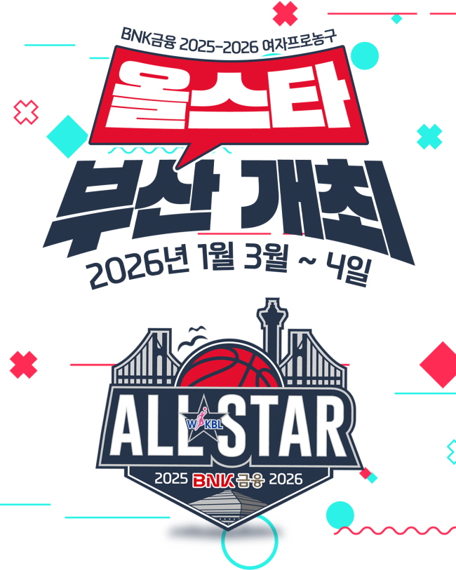 [대표 이미지] 부산에서 만나요! WKBL 올스타 페스티벌 내년 1월 3, 4일 개최