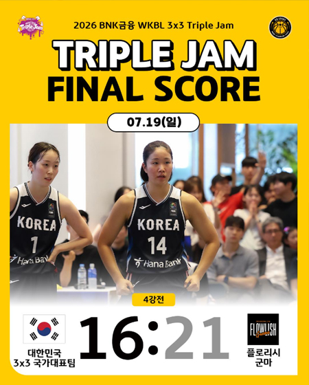 3x3 트리플잼 ''4강전'' 경기 결과